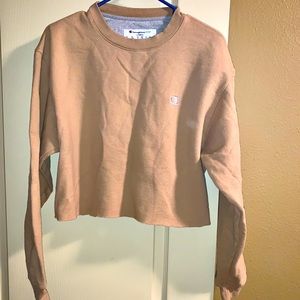 cropped champion crewneck